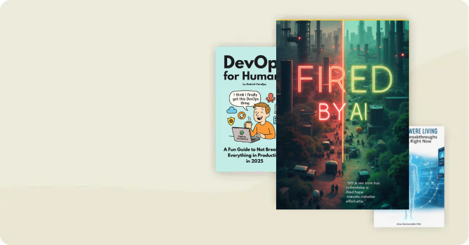 Technology books, DevOps for Humans, Fired by AI, While You Were Living Biotech